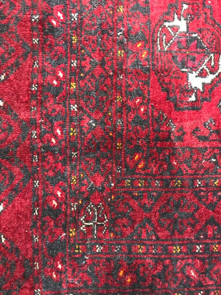 one of a kind vintage area rug antique turkmen saddle bag rug online affordable