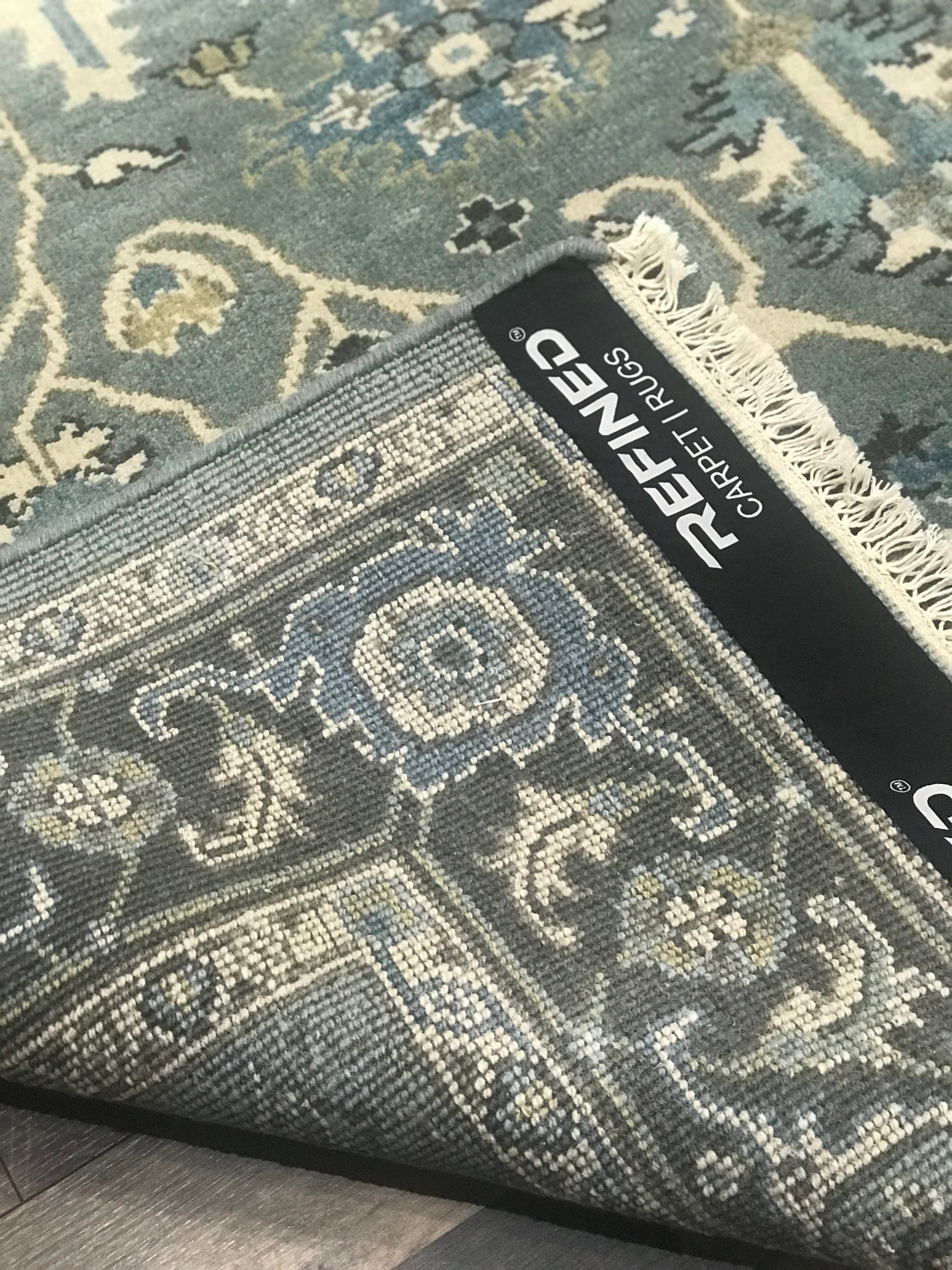 Classique Collection (CL-1) Steel Blue Rug traditional rug online area rug store orange county affordable