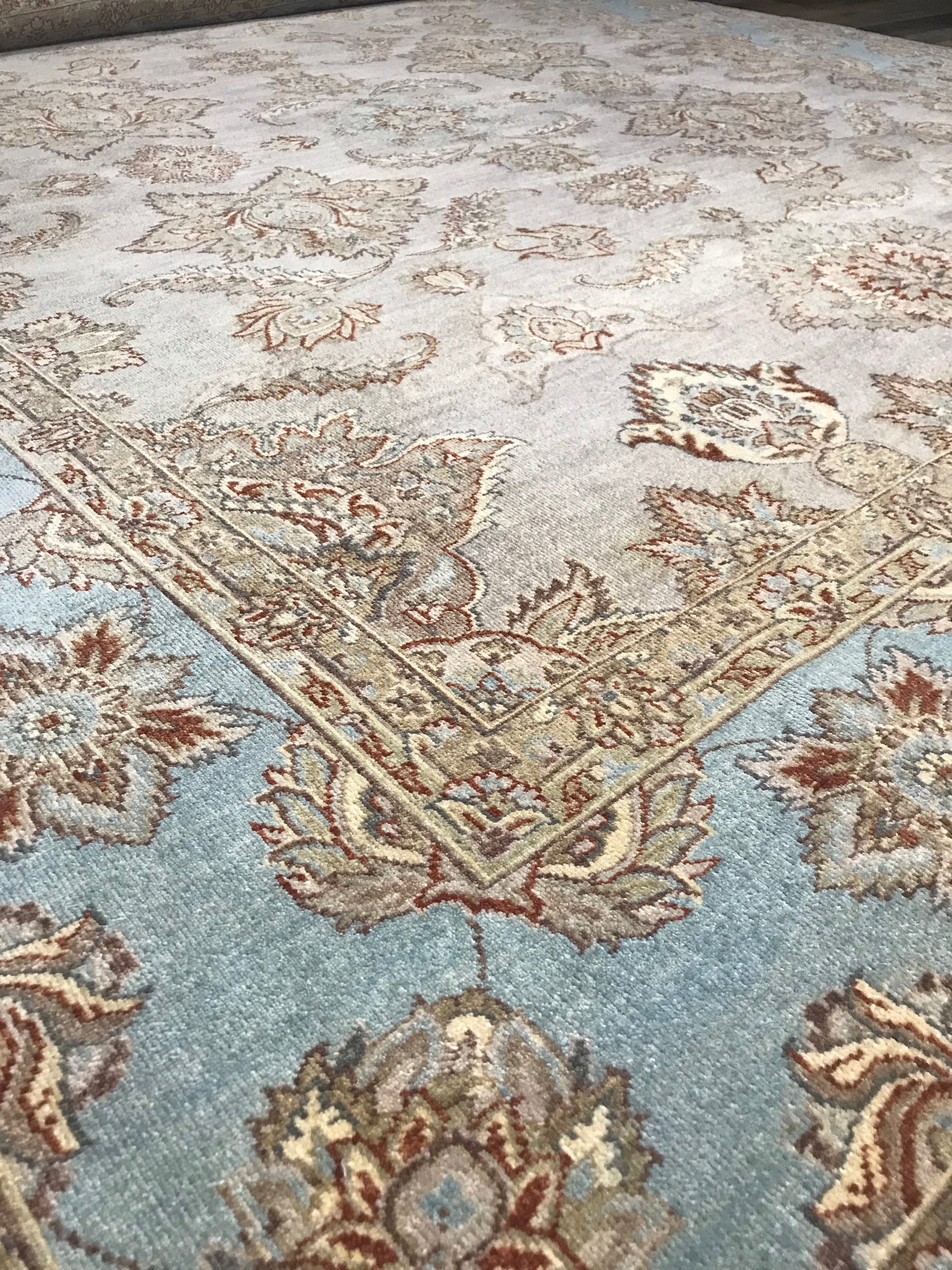one of a kind pakistan oshak 8 x 10 area rug hand-knotted handmade traditional area rug online rug store