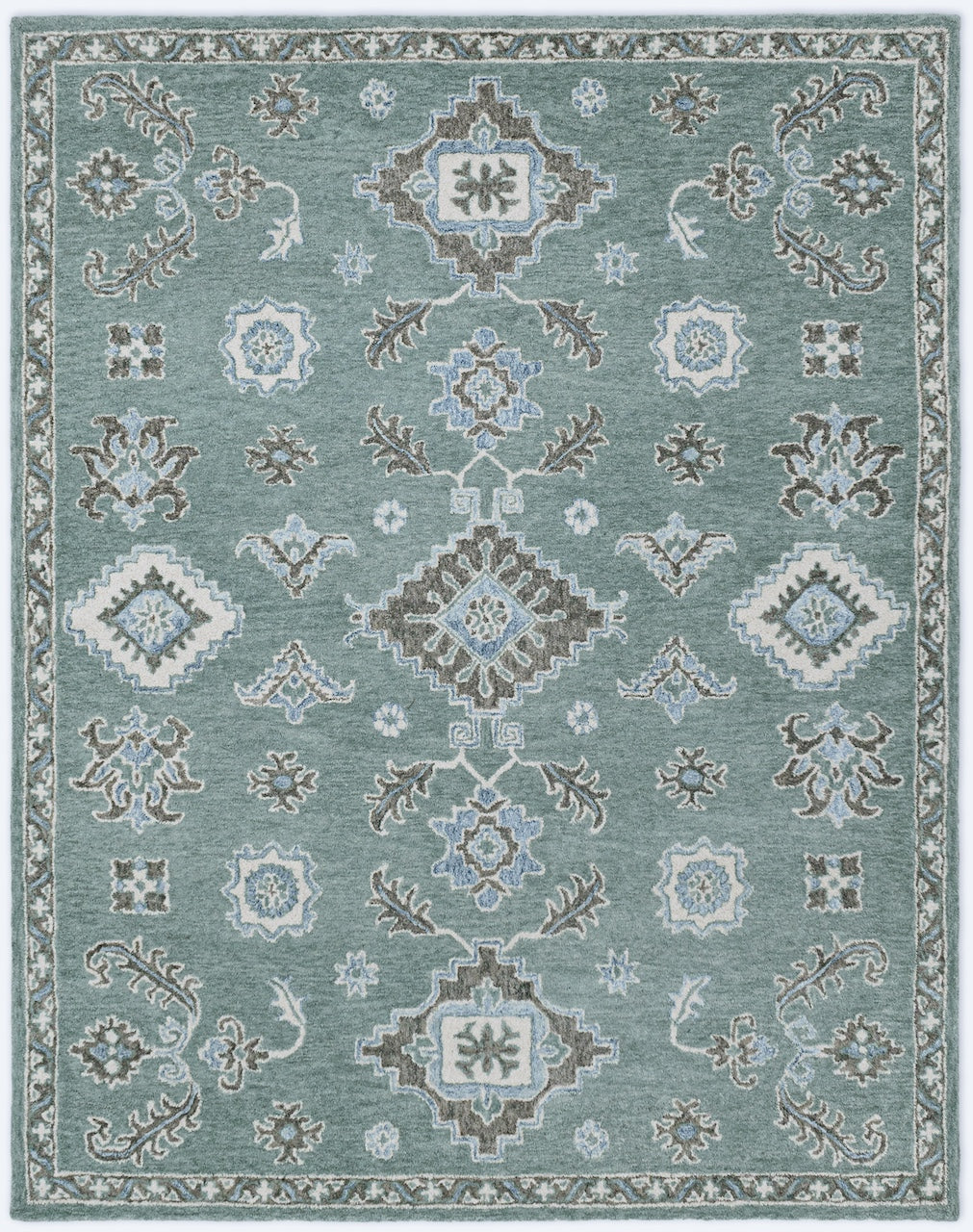 Inspirit (IN-214) Blue-Green Rug