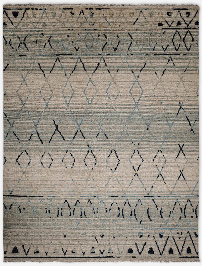 Safi (SA-157) Ivory Blue Rug