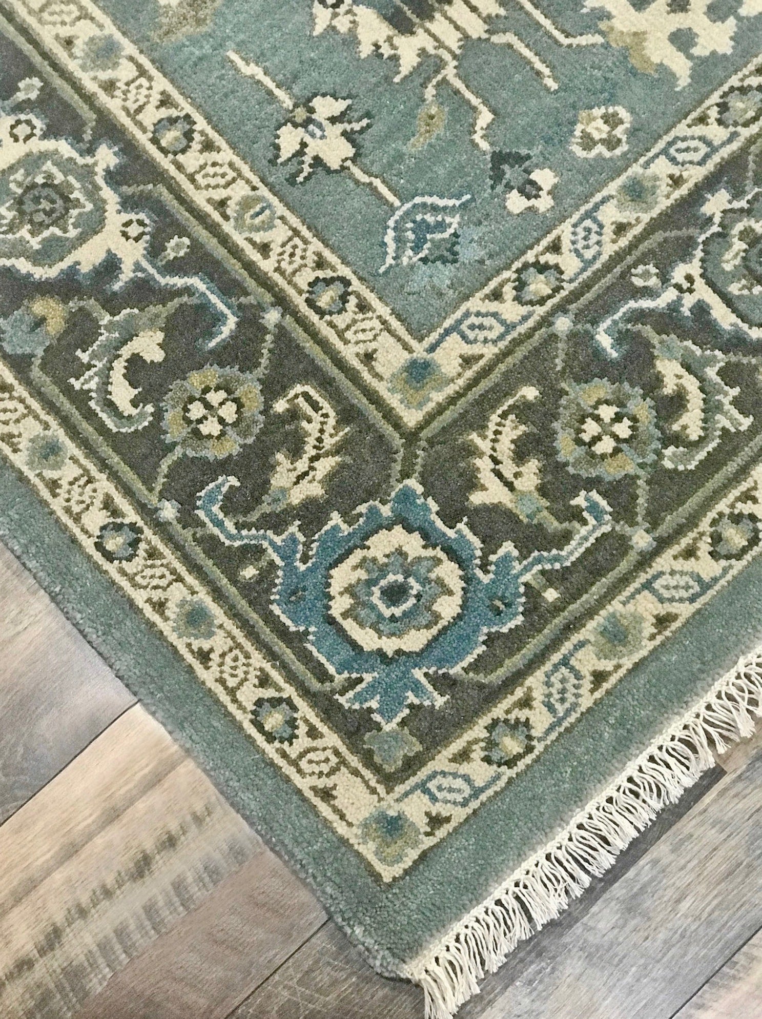 Classique Collection (CL-1) Steel Blue Rug traditional rug online area rug store orange county affordable